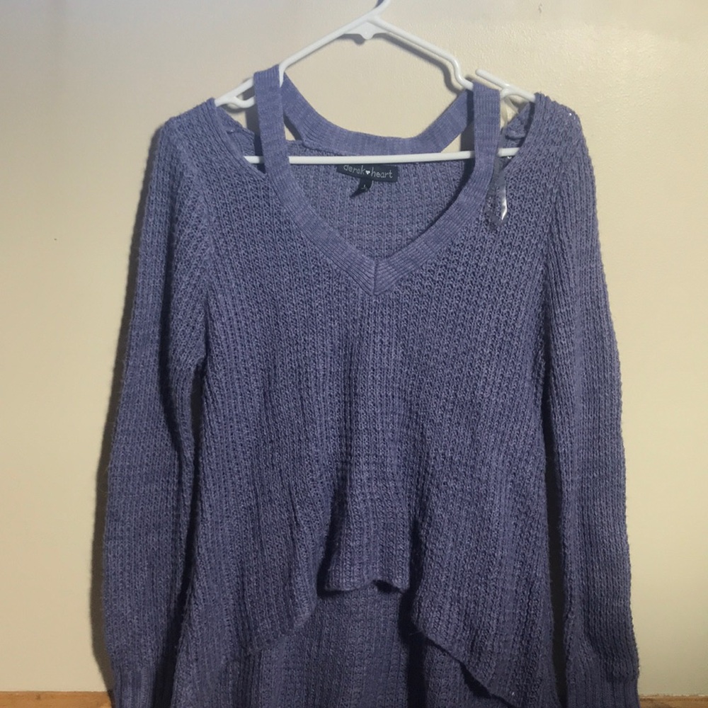 Purple fancy sweater